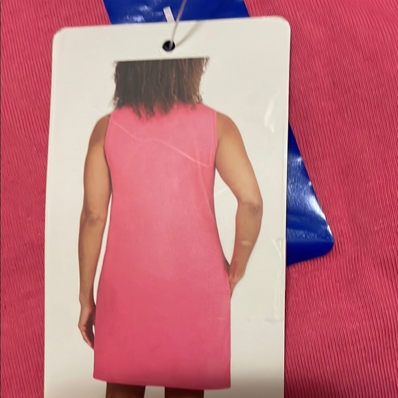 Lands' End Pink Ladies sleeveless dress - Picture 2 of 3